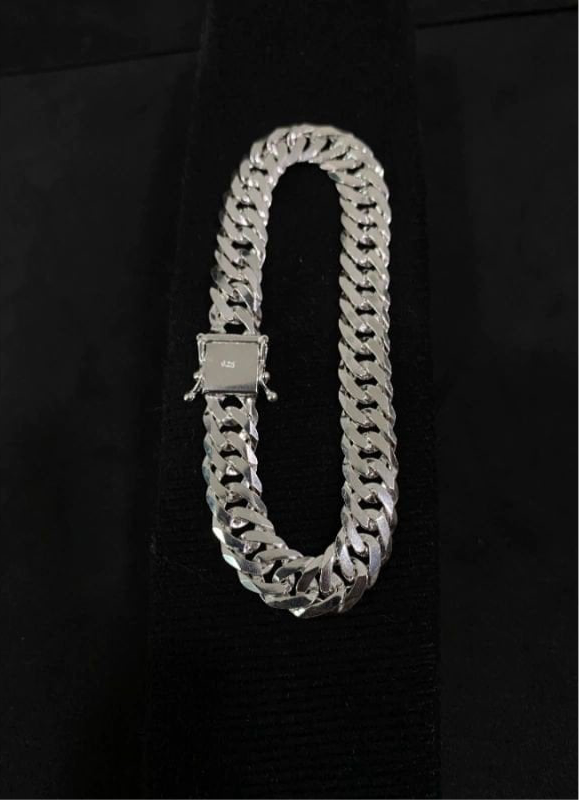 Pulseira 10mm fecho gaveta-(Elo duplo)